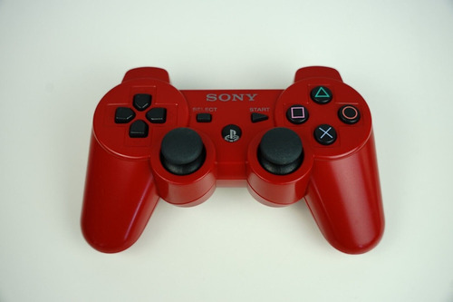 Control Playstation 3 Rojo Dualshock 3 Sixaxix Original Sony