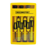 Juego 6 Mini Destornilladores Para Electrónica Crossmaster