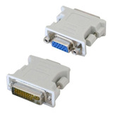 Adaptador Dvi P Vga - Dvi-i 24+5 Pinos Mach - Vga 15 Pinos F