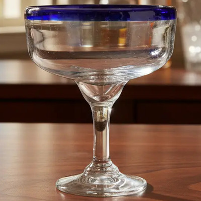 Juego Copas Margarita Artesanales Vidrio Coctel 16oz Dif\u002Fcol | Meses sin interés