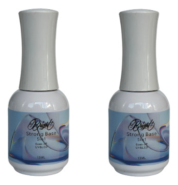 Gel Top Base Coat Uv Para Uñas Bright 15 Ml Alta Calidad