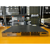 Switch Cisco 3750x 24 Portas Ws-c3750x-24p-s Poe