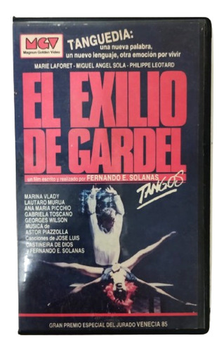 El Exilio De Gardel Tangos Vhs Original 