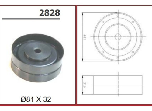 Polea Poliv Alternador Chevrolet D 20 Silverado 2.8 Mwm Skf Foto 6