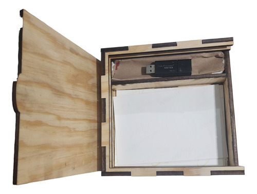 Caja Para 100fotos 6x8.5 Con Espacio Para Us Personalizado