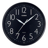 Reloj Pared Negro Casio Iq-05-1d Color De La Estructura Negro (1)