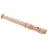 Flauta Dulce De Madera Para Práctica Musical