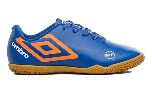 Chuteira Umbro Futsal Orbit Jr  Royal/laranja/bco U07fb00178