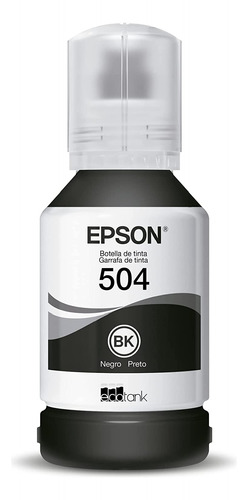 Refil De Tinta 504 Epson T504120-al Preto 25851