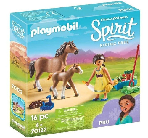Playmobil Spirit Riding Free Pru Com Cavalo E Potro