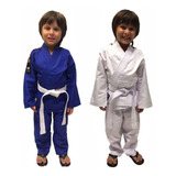 Kimono Reforçado Bushi Infantil- Judô/jiu-jitsu Com Faixa!!!