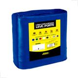 Lona Plástica Azul Impermeável 300 Micras Multiuso 5,5x3,5 