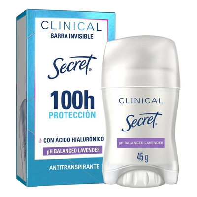 Desodorante Secret Clinical pH Balanced Lavender, 45 GR | MercadoLibre