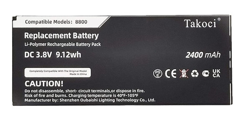 Cp-batt-8821 - Batería De Repuesto Para Cisco 8821, Cp-8821-