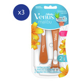 Pack Máquina Para Afeitar Desechable Gillette Venus Malibu