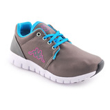 Zapatillas Kappa Jogg Gris Turquesa Niños  