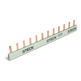 Puente Peine Unipolar Steck P/ Termica 57 Polos 1 Metro 1x57