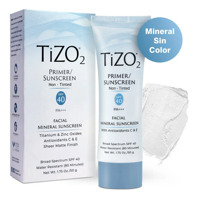 Tizo 2 | Protector Solar Facial Mineral | Sin Color | Skin Care | Sunscreen Resistente Al Agua | Spf 40 | Bloqueador Solar Facial Con Óxido De Zinc | Skincare Y Belleza | 50g | Meses sin interés
