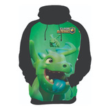 Blusa De Frio Moletom Clash Royale Bebe Dragão 01