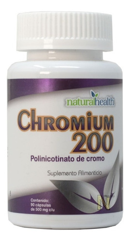 Chromium 200 (90 Cápsulas 500 Mg) Naturalhealth