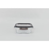 Pote Vidrio Hermetico Cuadrado Horno Frezzer Micro Grande Color Transparente 505