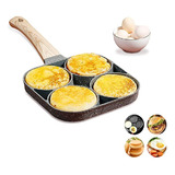 Sarten Cacerola Antiadherente 4 Compartimientos Huevos/arepa
