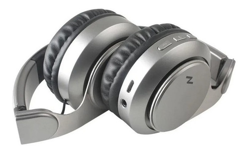 Auricular Inalámbrico Bluetooth Manos Libres Noga Aris A50bt Color Gris