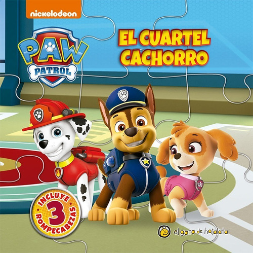 Libro El Cuartel Del Cachorro Paw Patrol - Con Rompecabezas