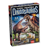 Jogo Memória Supermemória Dinossauros 108 Cartelas Grow