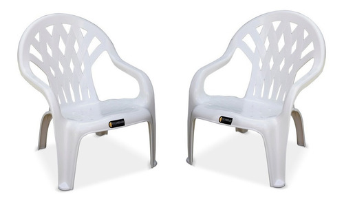 2 Sillones Reposera Jardin Monaco Colombraro