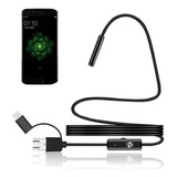 Cámara Endoscopio 5mm X 5m Android Pc Entradas 3 En 1 Flex