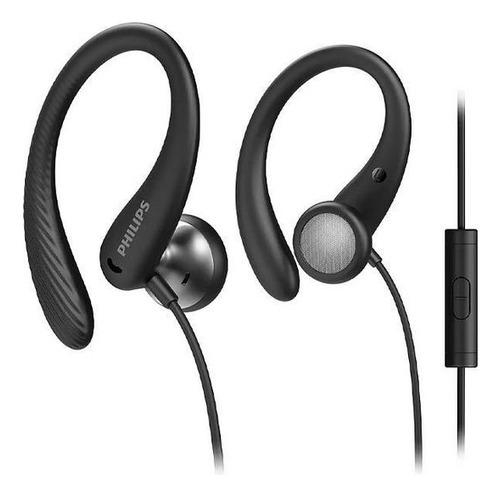 Fone De Ouvido Intra Auricular Com Microfone Philips Preto