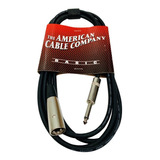 Cable Snake Xlr Macho-plug 6.3 Ts 3mt Xmis-pm American Cable