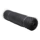 Tela Plastica Galinheiro Furo 6 Cm 1,5m X 50m Cor Preto