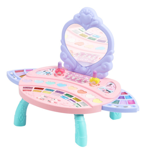 Mesa De Maquillaje Infantil De Alta Calidad Para Niñas, Lava