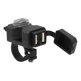 Carregador Tomada Adaptador Usb Dupla Para Motos Universal