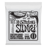 Encordado Ernie Ball Guitarra Eléctrica 8string Slinky 2625