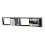 Montaje En Pared Moderno Cd Dvd Media Rack Storage Metal She