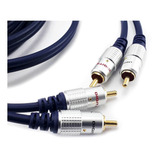Cable De Audio Rca 2x2 Rojo Blanco 1.8 Metros