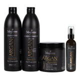 10 Kits Pós Progressiva Óleo De Argan Naturiun Maycrene + Brinde