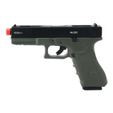 Pistola Glock Gbb Green Gás Blowback R18 Od Qgk - Airsoft