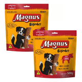 Kit 2 Bifinho Magnus Mastigáveis Sabor Carne - 500g