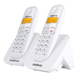 Telefone Sem Fio Intelbras Ts3112  Com 1 Ramal Branco Bivolt