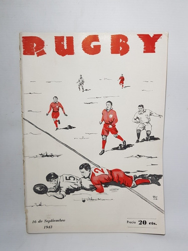 Antigua Revista Rugby N° 20 Año 1 - 1943 Mag 57049