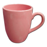 Jarro Mug Taza Cónica Hojas Ceramica Pettish Online Vc Color Rosa