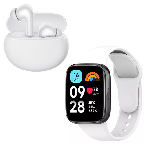 Xiaomi Redmi Watch 3 Active + Auriculares Buds 4 Active Wh