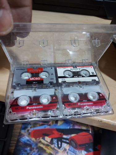 4 Microcassettes Mc-60: 2 Sony Y 2 Panasonic