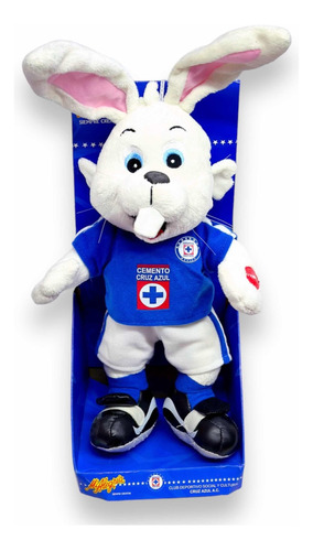 Peluche Mascota Cruz Azul Con Sonido Oficial Mi Alegria