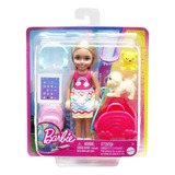 Barbie Chelsea De Viaje Con Mascota Hjy17
