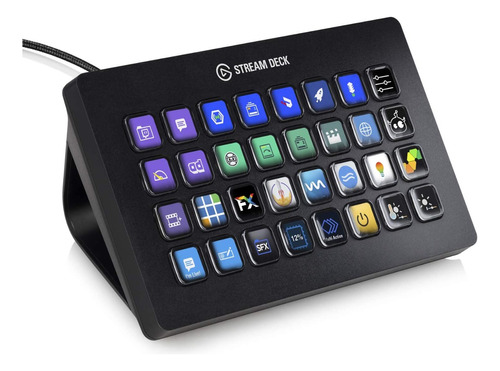 Stream Deck Xl Elgato Controlador 32 Twitch Youtube Facebook